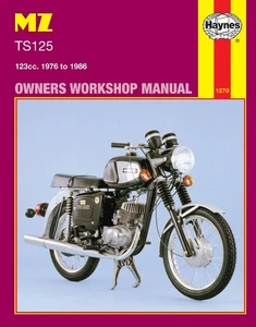 Haynes Workshop Manual 1270 Classic MZ TS125 Alpine Luxus 1976 to 1986 - Picture 1 of 1