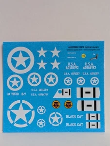 USA M18 Hellcat Decals 1/56 Water Transfers Bolt Action WWII Warlord Games - Bild 1 von 1