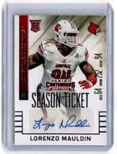 2015 Panini Contenders Draft Picks College Ticket Lorenzo Mauldin RC Auto