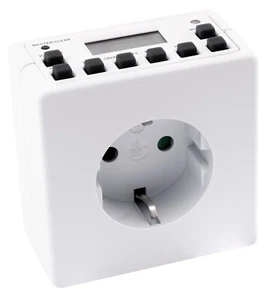 Digitale Zeitschaltuhr Steckdose Wochenzeitschaltuhr 10 Programme 230V 16A 3600W - Bild 1 von 8