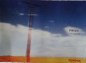 ORIGINAL TOYOTA PRIUS MARK ONE; DEALER SALES BROCHURE; CATALOGUE COLLECTORS ITEM - Picture 1 of 10