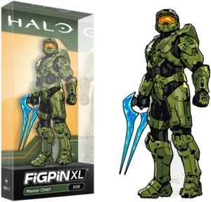 Halo Master Chief FiGPiN XL Enamel Pin X58, Xbox, 2020 Microsoft 343 Industries - Picture 1 of 1