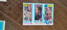 1980-81 TOPPS SIGNED AUTO ALL STAR CARD JOHN DREW ATLANTA HAWKS UTAH JAZZ # 5
