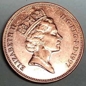 # C7144     GREAT BRITAIN     COIN,    TWO NEW PENCE   1997 - Picture 1 of 2