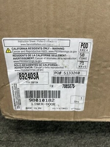 Whirlpool Oven Door Liner 98010182 - Picture 1 of 1