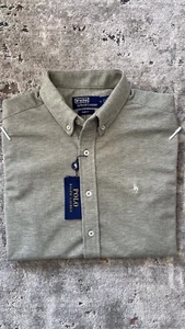 Polo Ralph Lauren für Herren Langarm Hemd, Hellgrau, Größe M - Bild 1 von 11