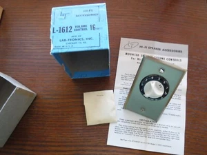Vtg Lab-Tronics HI-FI Electronic Phonograph Speaker Volume Control L-1612 NOS - Picture 1 of 3