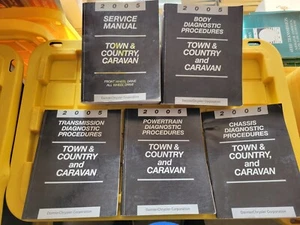 2005 Town & Country Dodge Caravan Service Manuals Manual Complete Set of (5) OEM - Picture 1 of 1