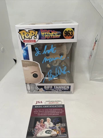 Funko Pop Autographed Tom Wilson Back to the Future “Biff Tannen” PSA BTTF Case Cover