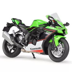 Modellino moto Welly 1:12 Kawasaki 2021 Ninja ZX-10R nuovo con scatola 2 colori - Foto 1 di 7