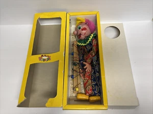 1960's CLOWN SM1 Toy Marionette Vintage Pelham Puppets Box Instructions England - Picture 1 of 8
