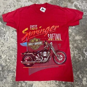 Vintage 1989 Single Stitch Harley Davidson T shirt Size large - Picture 1 of 8