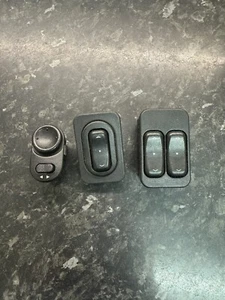 Vauxhall Corsa Combo Front Window & Mirror Switches 2001-2006 JJO09 - Picture 1 of 5