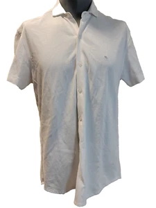 Adolfo Dominguez Men's Size 7 (US L) Short Sleeve Button Down Shirt - Picture 1 of 10
