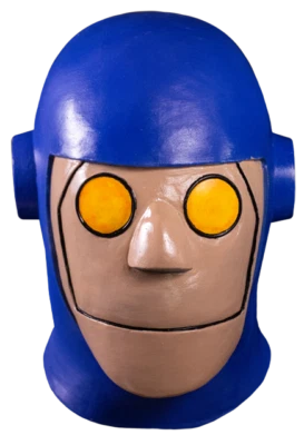 Halloween Scooby Doo Charlie the Robot Latex Deluxe Mask Trick Or Treat Studios - Image 1 of 4