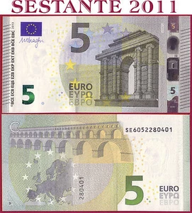 (com) UNIÓN EUROPEA - ITALIA 5 EUROS 2013 Letrero DRAGHI ""SE"" S006F2 - P 20s - UNC - Imagen 1 de 1