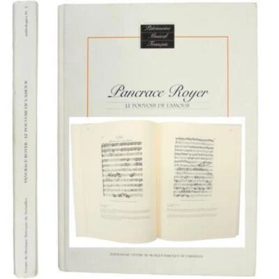 OPERA BAROQUE ROYER LE POUVIER DE L'AMOUR LOVE BALLET HEROIQUE SHEET MUSIC 18th - Image 1 of 4
