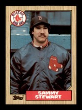 1987 Topps Tiffany Sammy Stewart #204 Set Break