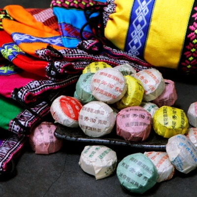 50 piezas 10 sabores diferentes Puer Tuocha Mini Yunnan Pu-erh té maduro crudo 250 g Foto 1 de 4