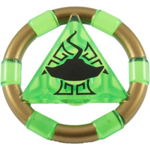 LEGO ATLANTIS TREASURE KEY W/ CENTRE TRIANGLE MANTA RAY PATTERN - SELECT QTY NEW - Picture 1 of 2