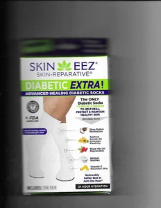 Skineez UnisexSkin Reparative Advanced Healing Calze Diabetiche Idratanti L/XL - Foto 1 di 2