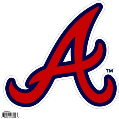 Atlanta Braves Licensed Outdoor Rated Magnet MLB Baseball Licensed - Image 1 of 3