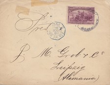 Venezuela 1893: Letter to Leipzig