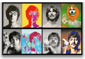 BEATLES • 12x18 GERAHMT • Before & After Psychedelic Portraits von 1967 • Avedon - Bild 1 von 10