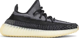 adidas Yeezy Boost 350 V2 Carbon ape 779001 Size 4 EU 36 Black FZ5000 Boys Mens - Picture 1 of 12