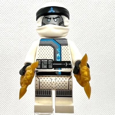 LEGO MiniFigura Ninjago, Zane - La LEGO Ninjago Película njo318 Difícil de Encontrar Raro Lote B Foto 1 de 4