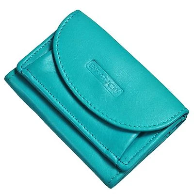 Branco Mini Geldbörse Leder Portemonnaie Geldbeutel Partybörse Minibörse 31105   - Bild 1 von 4