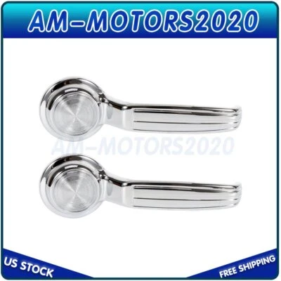 Inside For Chevy Buick GMC Pickup Chrome Front Left & Right Set/2 Door Handle - Image 1 of 4