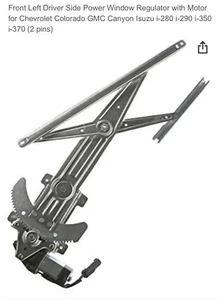 Front Left Driver Side Power Window Regulator, with Motor, For Chevrolet WR41014 - Picture 1 of 11