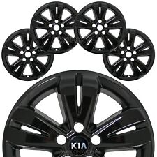 4 for Kia Sportage Lx 2017 2018 2019 Black 17" Wheel Skins Hub Caps Rim Covers