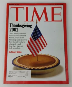 November 19 2001 Time Magazine Thanksgiving 2001 Cover - Picture 1 of 7