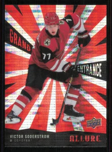2020-21 Upper Deck Allure Grand Entrance Red #GE14 Victor Soderstrom - Picture 1 of 2