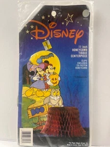 Disney 11 Inch Honeycomb Tissue Centerpiece Halloween Eureka Sealed - Picture 1 of 4