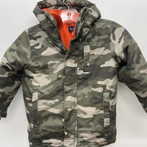 XS-4 Camo Hooded & Lined Boys Jacket w/removable Fleece Lining Children’s Place - Picture 1 of 17