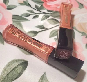 Loreal PARIS Infallible PLUMP Pro Lip Gloss 609 Lucid Glow X2 - Picture 1 of 1