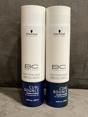 2 PACK! SCHWARZKOPF CURL BOUNCE CONDITIONER BC BONACURE AMINO CELL REBUILD 6.8OZ - Image 1 of 4