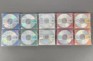 x10 Victor Ar Dots MiniDisc MD 74 80 min form 2002 Collection w Cases - Picture 1 of 8