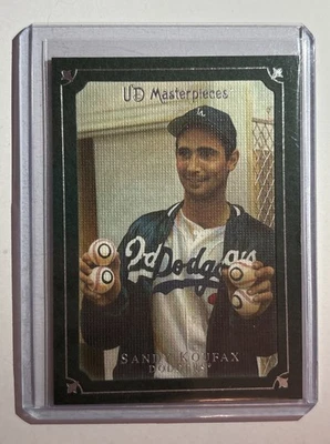 UD Masterpieces 2007 - Sandy Koufax #17 Windsor marco verde Foto 1 de 2