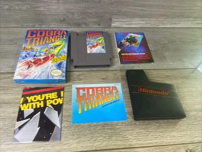 Cobra Triangle (Nintendo Entertainment System, 1989) CIB w Poster - Image 1 of 4