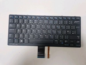 Dell Latitude E7250 E5250 UK Keyboard With Frame 0D2C6M - Afbeelding 1 van 3
