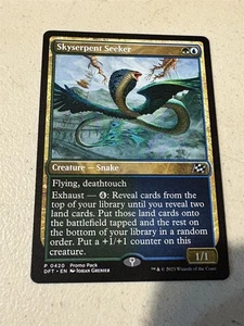 mtg promo pack Skyserpent Seeker, snake, Aetherdrift, unplayed - Picture 1 of 1