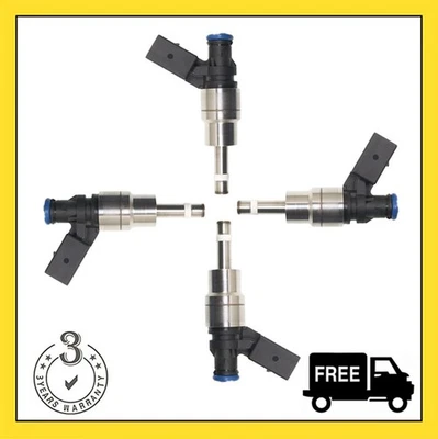 4x Inyectores de combustible para Volkswagen BEETLE JETTA BORA GTI AUDI A3 A4 SEAT LEON 2,0 L Foto 1 de 4