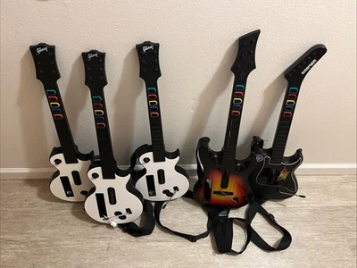 Guitar Hero Guitar Bundle, PS2 And Wii - No Dongles - Sunburst/Gibson Les Paul - Image 1 of 4