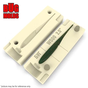 Bait DIY Fishing Mold Soft Plastic Baits Lure Plastisol Bass MylarMinnow - Picture 1 of 3