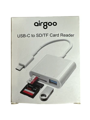 Airgoo Trail Camera 3-in-1 SD Memory Card Adapter w/ Dual Slots for iPhone iPad - Image 1 of 4