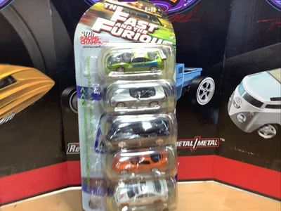 RACING CHAMPIONS THE FAST AND THE FURIOUS 5-PK (302-2002 ERTL). - Image 1 of 4